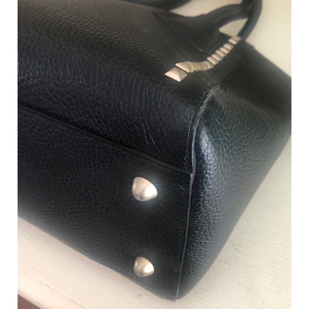 VALENTINO by Mario Valentino Minimi Studded Leather Bag Satchel - Picture 9 of 15